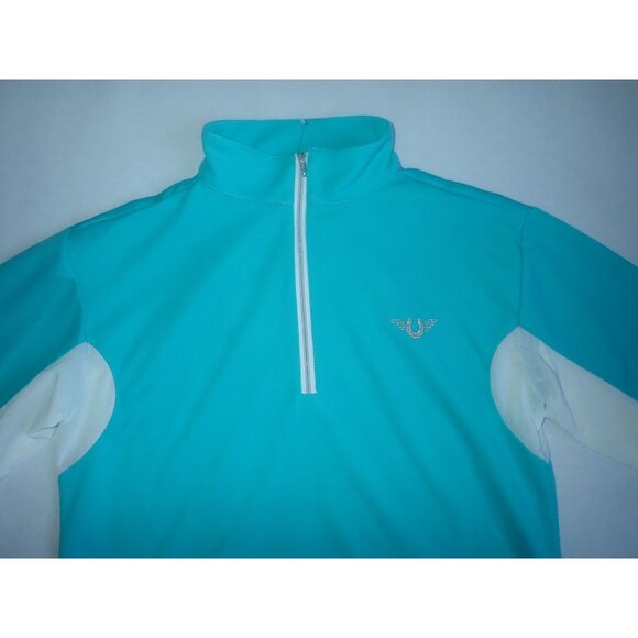 TuffRider Women's Ventilated Technical Long Sleeve Equestrian Shirt with Mesh M - Picture 2 of 6